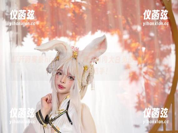 打开阿寨寨ninja的写真集：肉肉大白兔原图，兔子界的重量级选手！